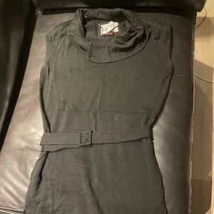 Espirit belted Black Dress